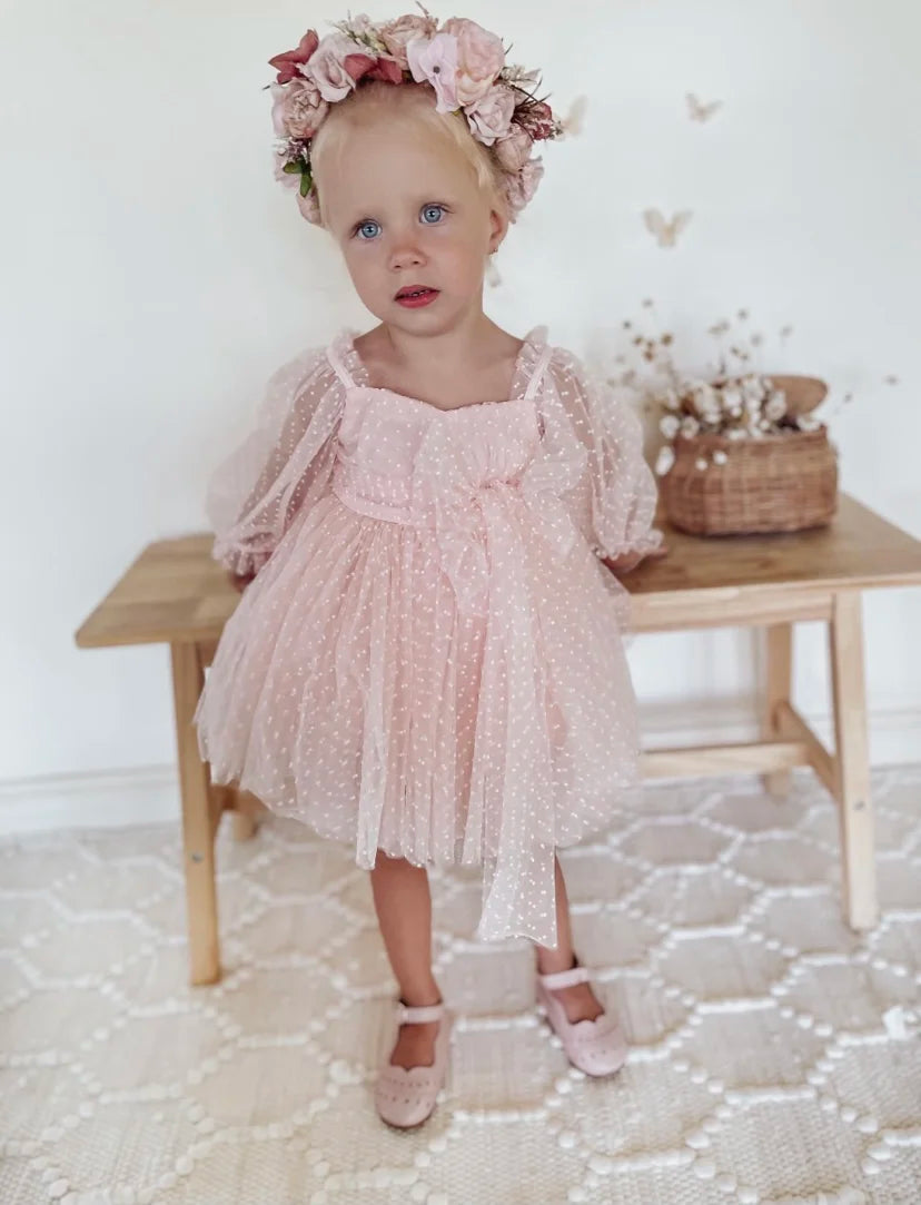 Robe Bapteme Manche Longue