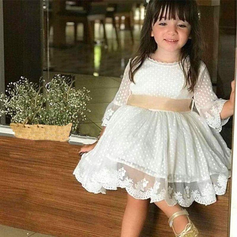 Robe Cérémonie Fille Robe Blanche Bebe 12 Mois Robe Cérémonie Bébé