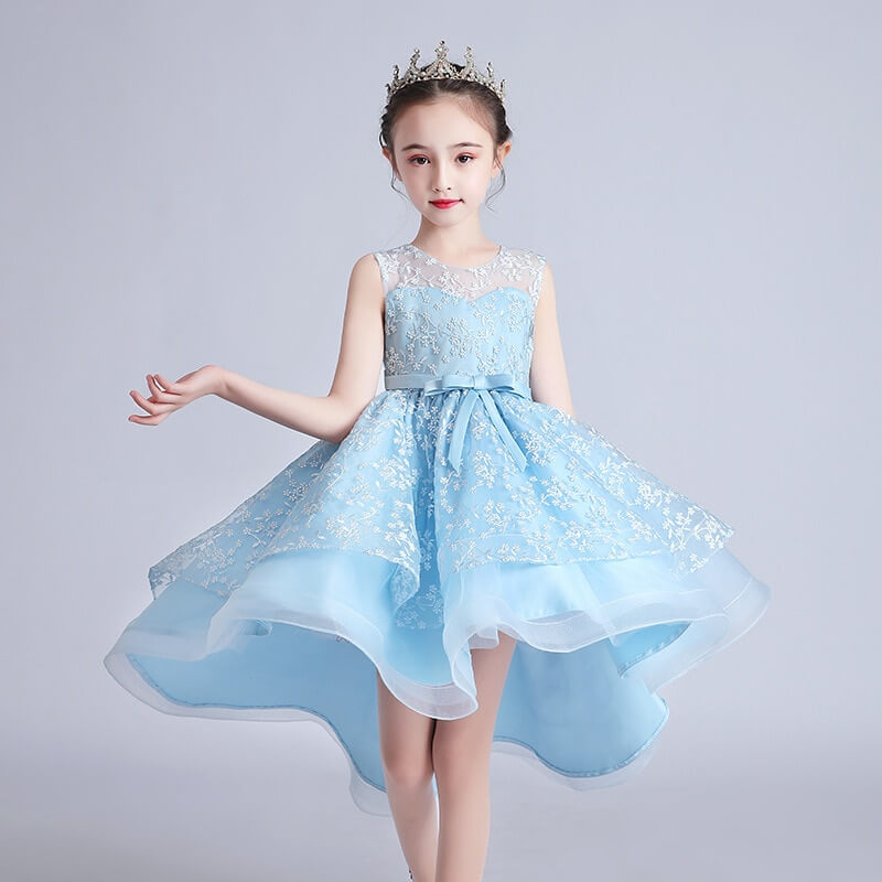 Robe Cérémonie Fille Bleu Ciel Lily et Sacha