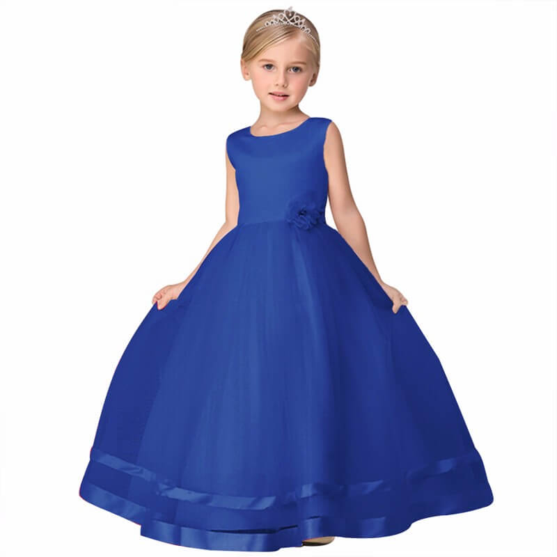 Robe Cérémonie Fille Bleu Marine