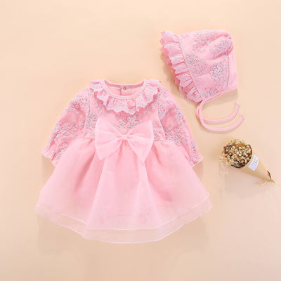 Robe bapteme papillon
