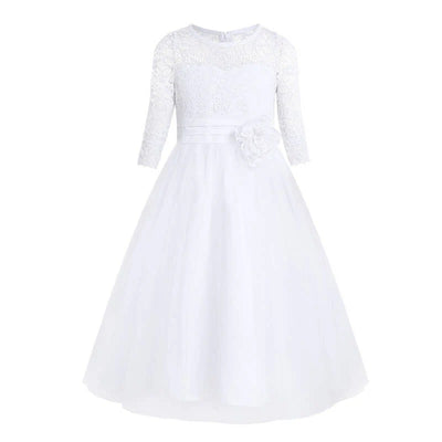 Robe communion manche longue 