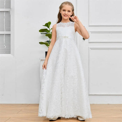 Robe tulle communion