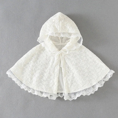 Cape de bapteme dentelle 