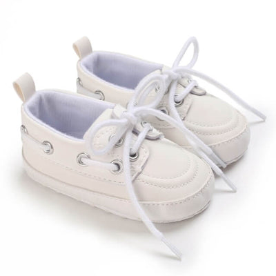 Chaussure blanche garcon pour bapteme