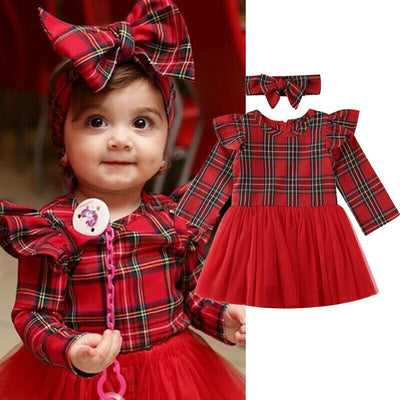 Robe fete noel bebe 