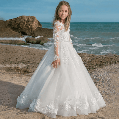 Robe fille mariage hiver